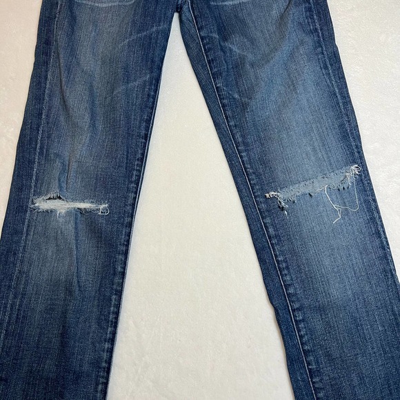 7 For All Mankind Blue Skinny Jeans - Picture 6 of 10